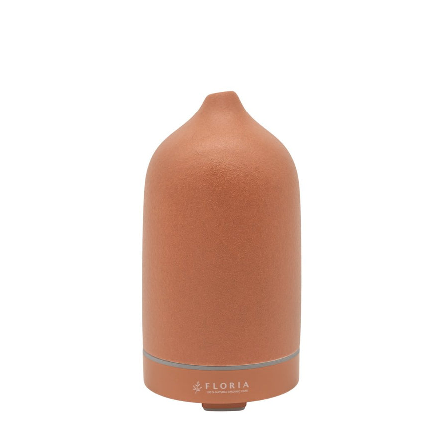 Aroma Diffuser Starter-Set - FLORIA - Starter-Set - Ätherische Öle-Diffuser rose - terracotta- wüstensand -rotbraun- FSet032