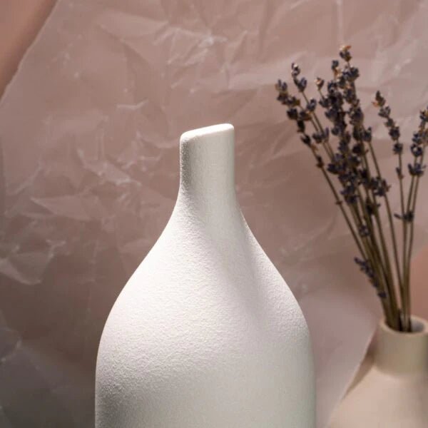 Aroma Ultraschall Keramik Diffuser - Matt weiß - FLORIA - FD001