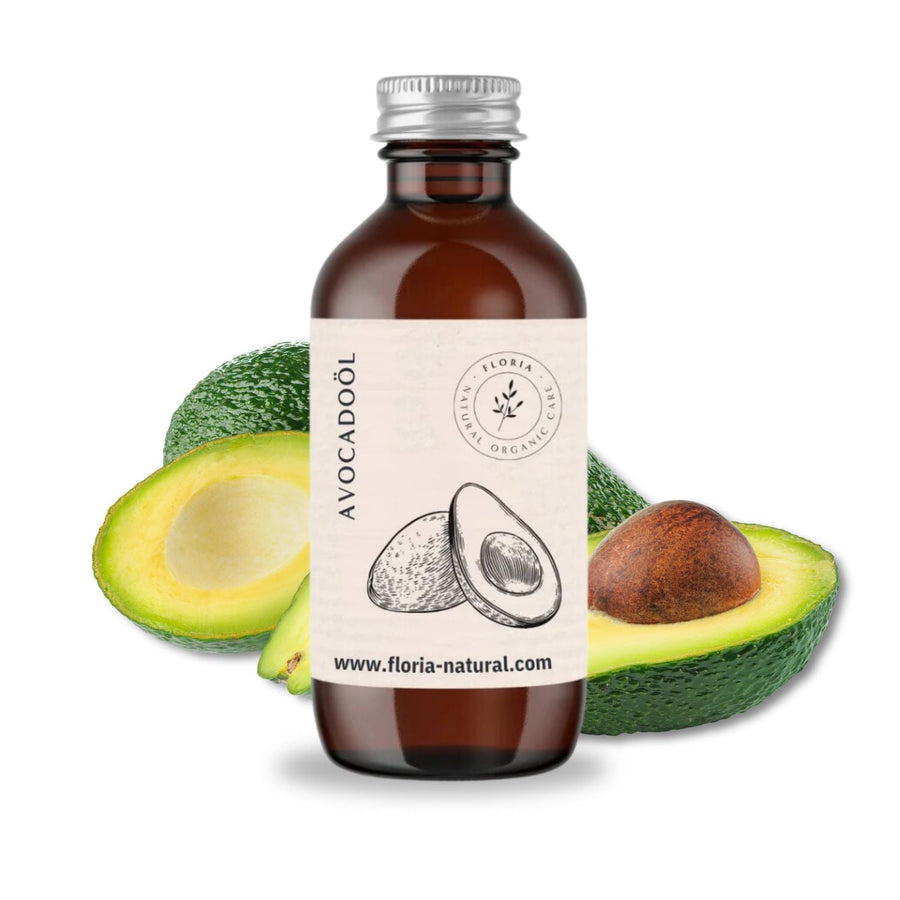 BIO Avocadoöl kaltgepresst 100ml I Pflege für anspruchsvolle Haut - FLORIA - FB015