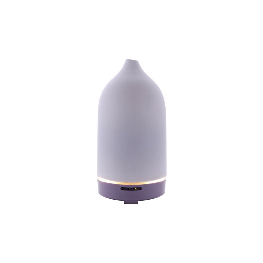 Handgefertigter Ultraschall Aroma Diffuser Keramik I Lavendel LIMITED EDITION I Für Deine Wellness & Entspannung - FLORIA - FD003
