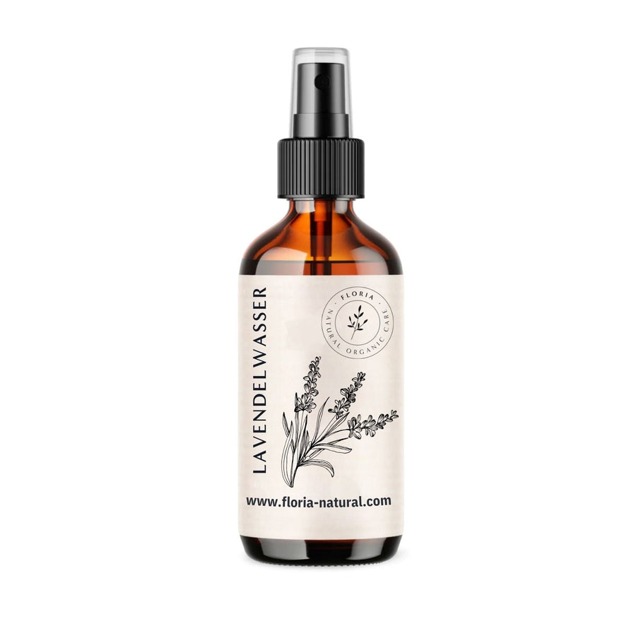 Lavendelwasser BIO 100 ml I Naturreines Lavendel Hydrolat Bio - Ein wohltuendes Erlebnis für Körper und Geist - FLORIA - FB017