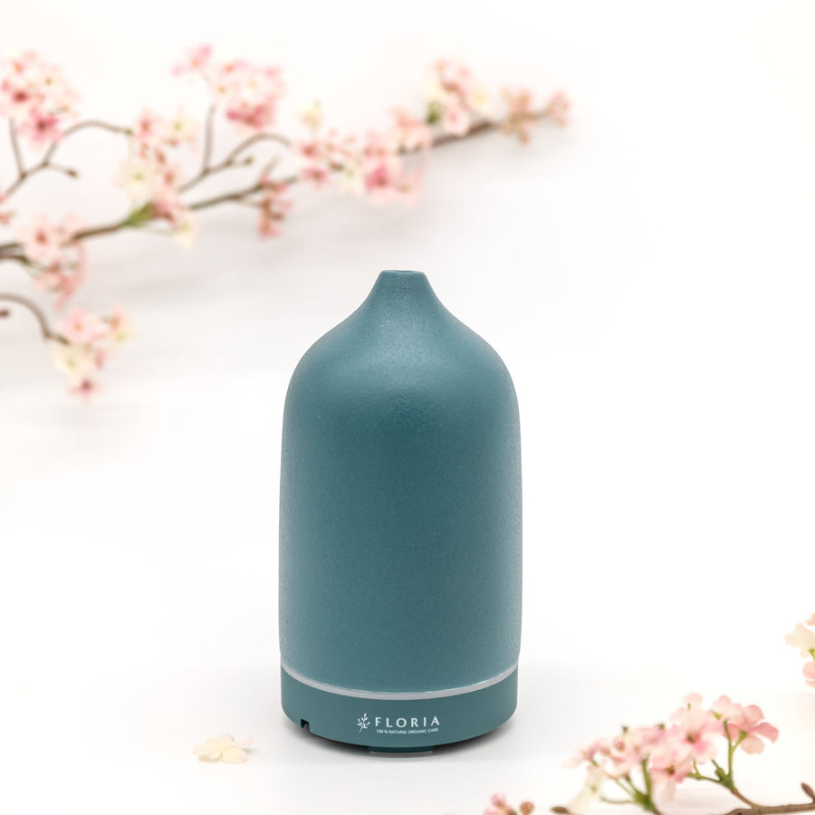 Ultraschall Aroma Keramik Diffusor - Sea / petrol blau- FLORIA -